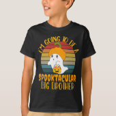 I'M going to be a big brother Halloween Ghost Tシャツ (正面)