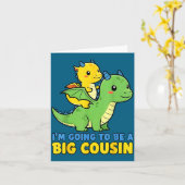 I'm Going To Be A Big Cousin Baby Reveal 2026 Drag カード (黄色い花)