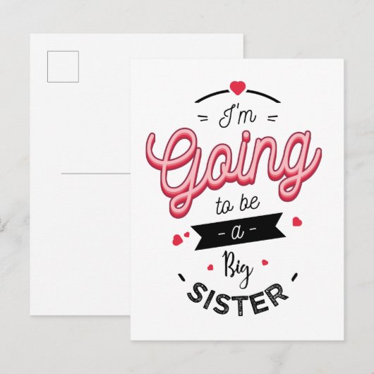 I'm going to be a big sister 案内ポストカード (正面/裏面)