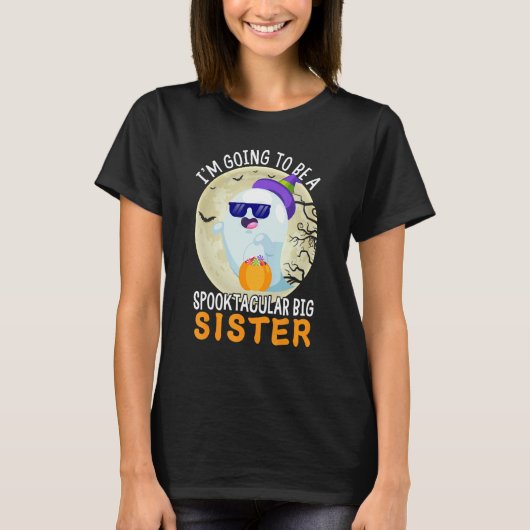 Im Going To Be A Big Sister spooktacular Ghost Ann Tシャツ (正面)