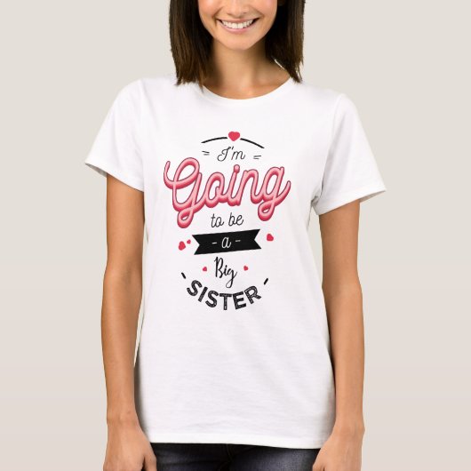 I'm going to be a big sister tシャツ (正面)