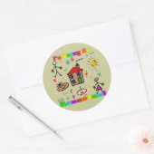 I'm Going to Preschool ラウンドシール (封筒)