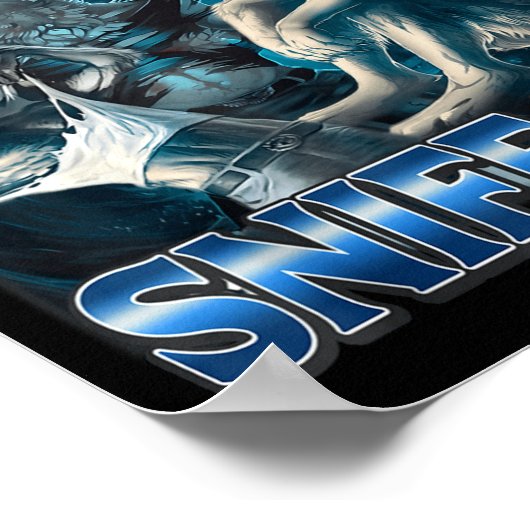 I'm Gonna Sniff You Funny Alpha Wolf Meme Unhinged ポスター (角)