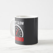 I'm Governed Speed Limiter Funny Trucker Truck Dri コーヒーマグカップ (正面左)