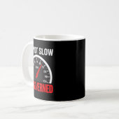 I'm Governed Speed Limiter Funny Trucker Truck Dri コーヒーマグカップ (正面左)