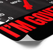 I'm Governed Speed Limiter Funny Trucker Truck Dri ポスター (角)