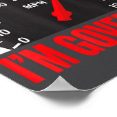 I'm Governed Speed Limiter Funny Trucker Truck Dri ポスター (角)