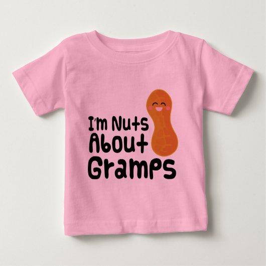 Im Grampsについてのナット ベビーTシャツ (正面)