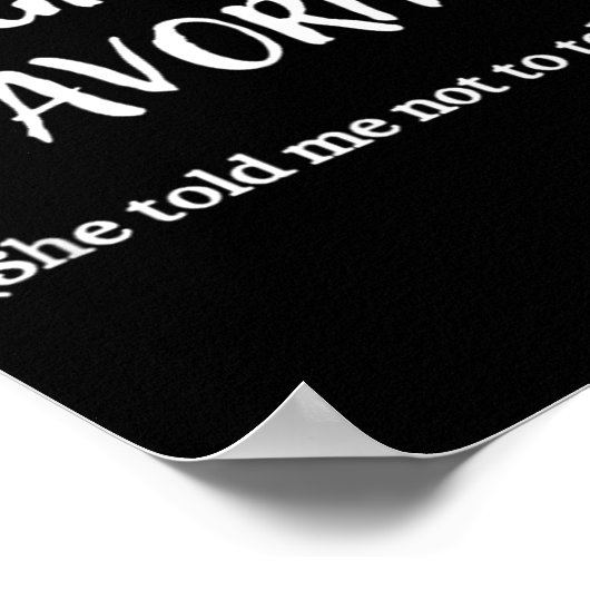 I'm Gram's Favorite -  ポスター (角)