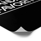 I'm Grandma's Favorite Funny Grandson Granddaughte ポスター (角)