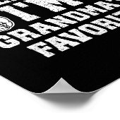 I'm Grandma's Favorite Grandson Granddaughter Humo ポスター (角)