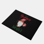 Im Grumpy Deal With It – クリスマス格言プレゼント ドアマット (アングル)
