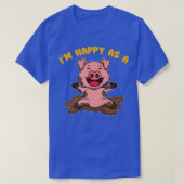 I'm Happy As A Pig Farmer Premium 3231  Tシャツ (デザイン正面)