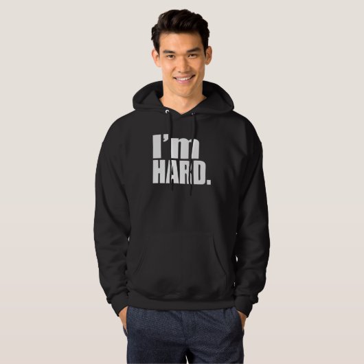 I'M HARD MENS パーカ (正面フル)
