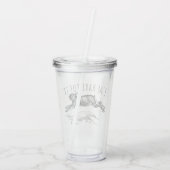 I'm Hare For It Punny Bunny Encouraging アクリルタンブラー (裏面)