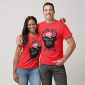 Im Head Heffa Just Ask Me Bossy Highland Cow Baseb Tシャツ (ユニセックス)