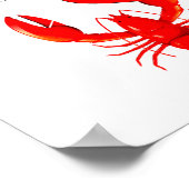 Im Her Lobster Heart Couple Matching Gift Valentin ポスター (角)