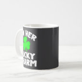 I'm Her Lucky Charm Funny Couples St Patrick's Day コーヒーマグカップ (正面左)
