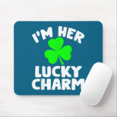 I'm Her Lucky Charm Funny Couples St Patrick's Day マウスパッド (マウス)