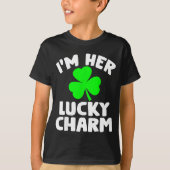 I'm Her Lucky Charm Funny Couples St Patrick's Day Tシャツ (正面)