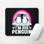 I'm Her Penguin Matching Couple Valentine Love Hea マウスパッド (マウス)