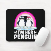 I'm Her Penguin Matching Couple Valentine Love Hea マウスパッド (マウス)