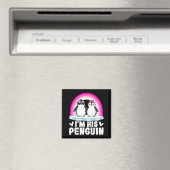 I'm Her Penguin Matching Couple Valentine Love Hea マグネット (インサイチュ (食洗機))