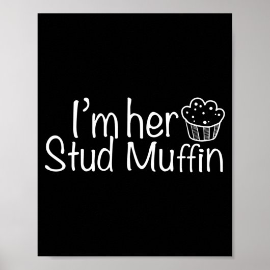 Im Her Stud Muffin Funny Couples Valentine Day App ポスター (正面)