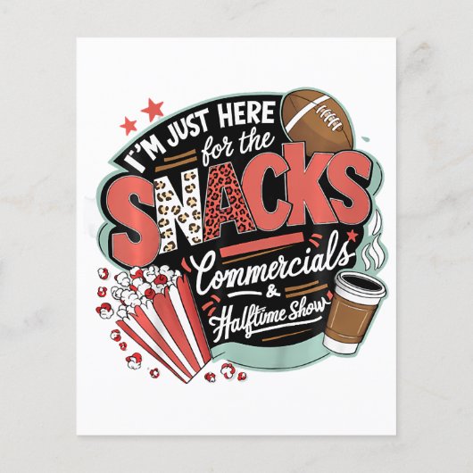 I'M Here For Snacks Commercials And Halftime チラシ (裏面)