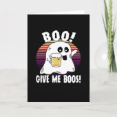 Im Here For The Boos - Funny Halloween カード (正面)