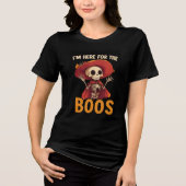 I'm Here for the Boos Skeleton Art トライブレンドＴシャツ (正面)