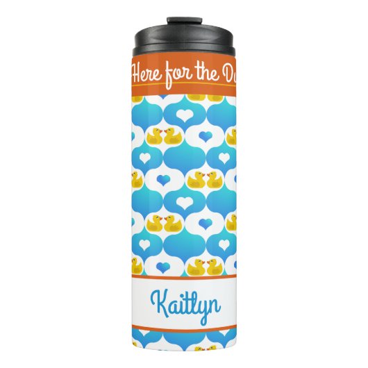 I'm Here for the Ducks Personalized Cruise  タンブラー (正面)
