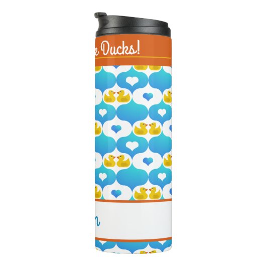 I'm Here for the Ducks Personalized Cruise  タンブラー (回転右)