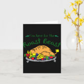Im Here For The Roast Quote  カード (黄色い花)