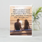 "I'm Here For You" Inspirational Support & Friends 招待状 (スタンド正面)