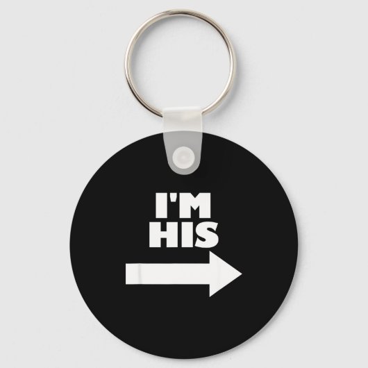 I'm His Arrow Inting Right Matching Couple I'm His キーホルダー (正面)