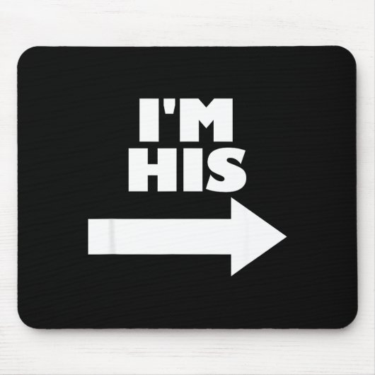 I'm His Arrow Inting Right Matching Couple I'm His マウスパッド (正面)