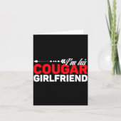 I'm His Cougar Girlfriend Funny Matching Couples Q カード (正面)