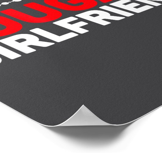 I'm His Cougar Girlfriend Funny Matching Couples Q ポスター (角)