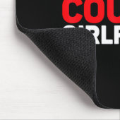 I'm His Cougar Girlfriend Funny Matching Couples Q マウスパッド (コーナー)