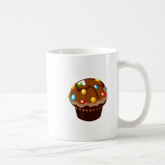 Im His Cupcake Im Her Studmuffin Valentine Matchin コーヒーマグカップ (右)