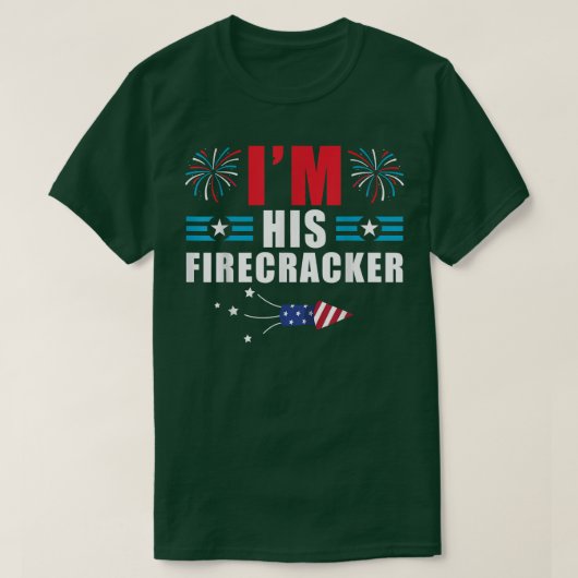 Im His Firecracker Funny Family Matching Couple 4t Tシャツ (デザイン正面)