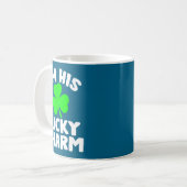 I'm His Lucky Charm Funny Couples St Patrick's Day コーヒーマグカップ (正面左)