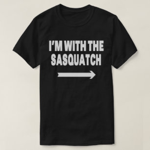 I'm I'm Sasquach簡単Hallowein Matching Copples Tシャツ