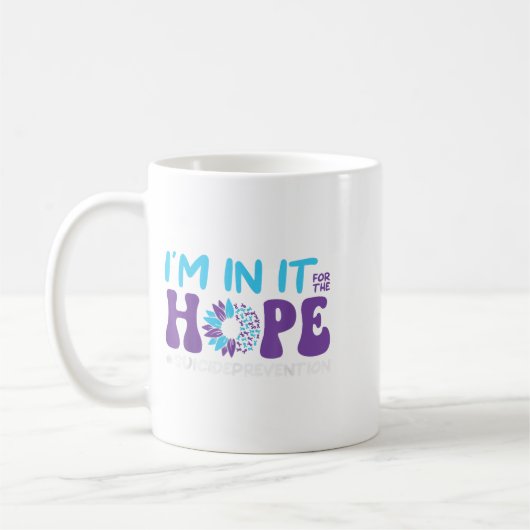 I'm In It For The Hope Suicide Prevention, Mental コーヒーマグカップ (左)