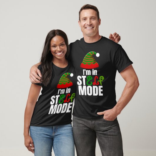 I'm in StELF mode Cute Christmas Elf Hat Elf Chris Tシャツ (ユニセックス)