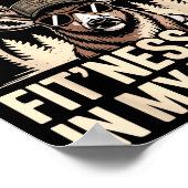 Im Into Fitness Fit'ness My Deer Zer Funny Hunting ポスター (角)