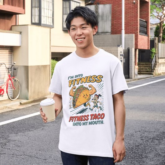 I'm Into Fitness Fit'ness Taco In My Mouth   トライブレンドＴシャツ