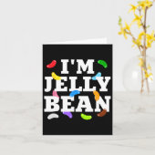 I'm Jelly Bean Halloween Candy Costume  カード (黄色い花)