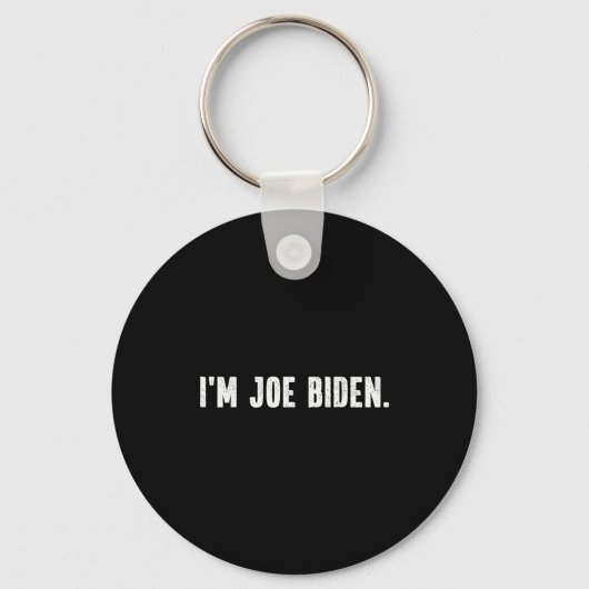 I'm Joe Biden Funny Instant Lazy Halloween Costume キーホルダー (正面)